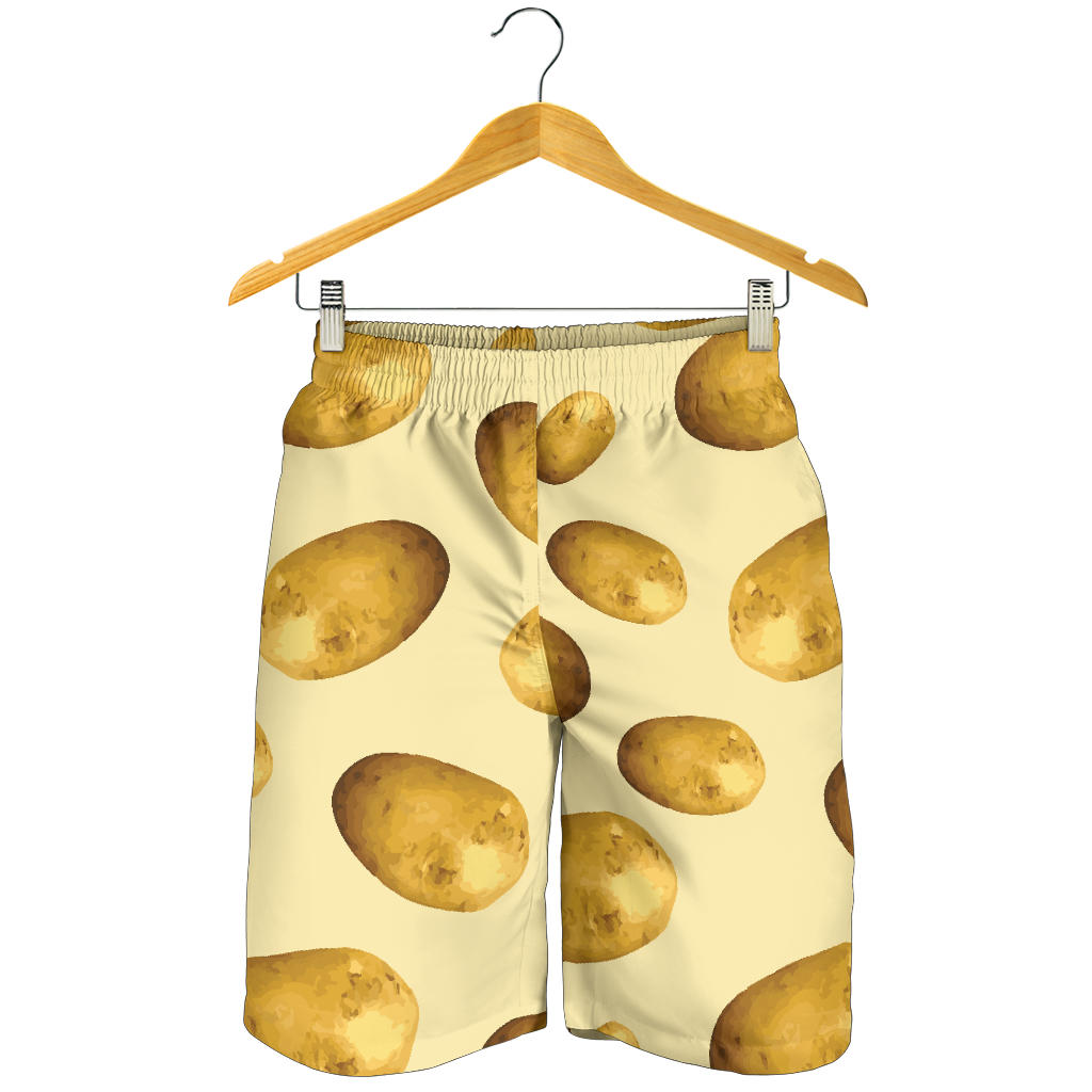 Potato Pattern Print Design A01 Mens Shorts