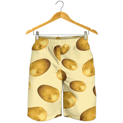 Potato Pattern Print Design A01 Mens Shorts