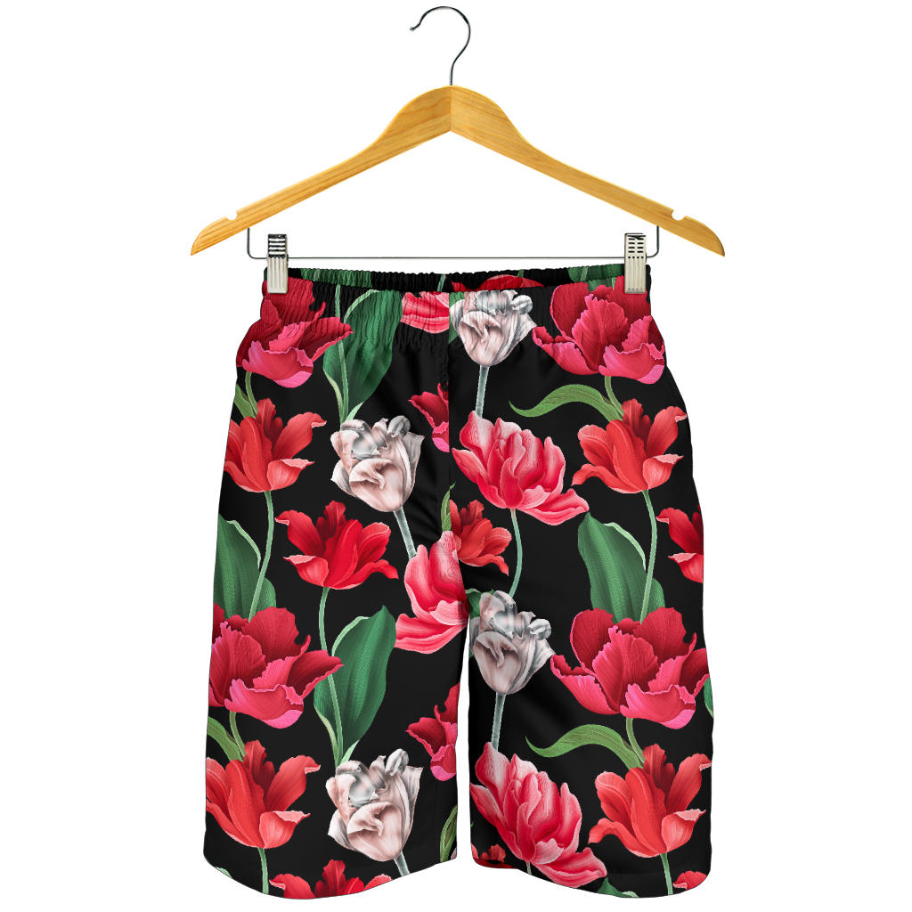 Tulip Pattern Print Design TP08 Mens Shorts