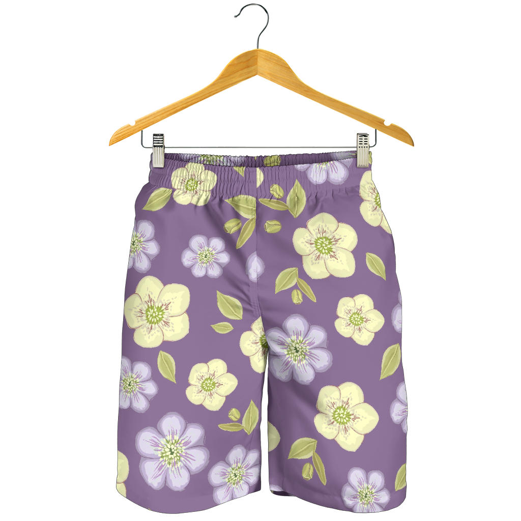 Anemone Pattern Print Design AM013 Mens Shorts