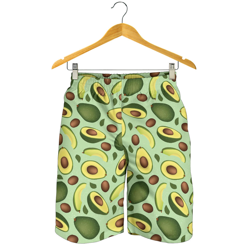 Avocado Pattern Print Design AC01 Mens Shorts