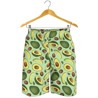 Avocado Pattern Print Design AC01 Mens Shorts