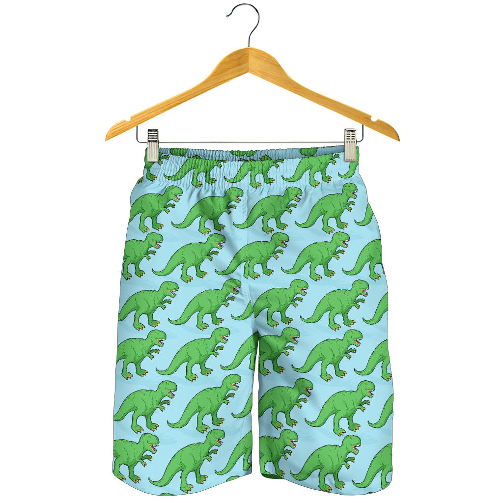 T Rex Pattern Print Design A01 Mens Shorts