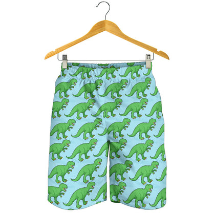 T Rex Pattern Print Design A01 Mens Shorts