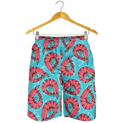 Prawn Pattern Print Design 01 Mens Shorts