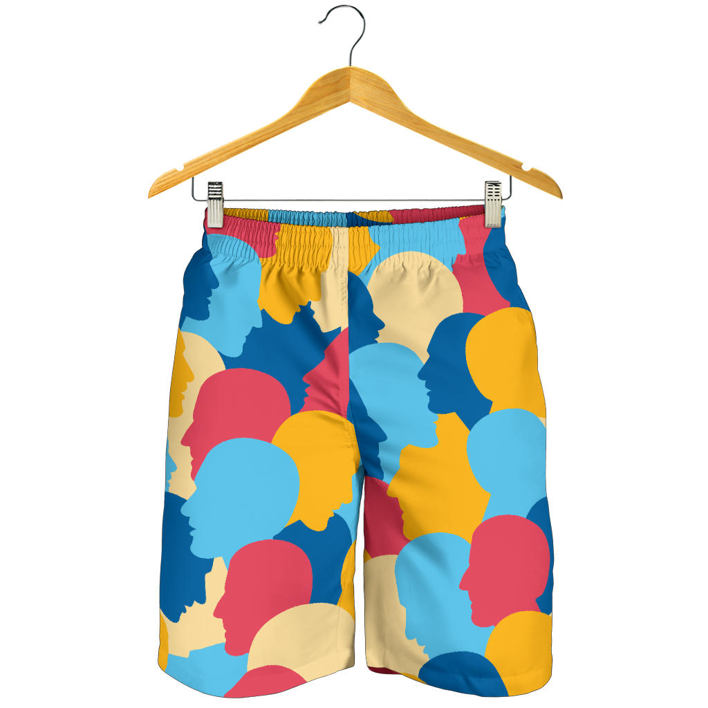 Psychology Pattern Print Design A02 Mens Shorts