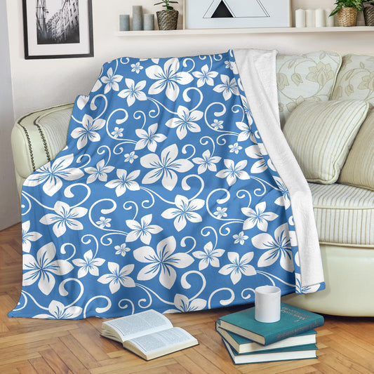Hibiscus Pattern Print Design HB09 Fleece Blanket