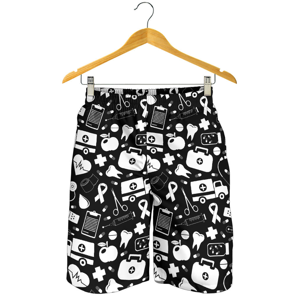 Medical Pattern Print Design 01 Mens Shorts
