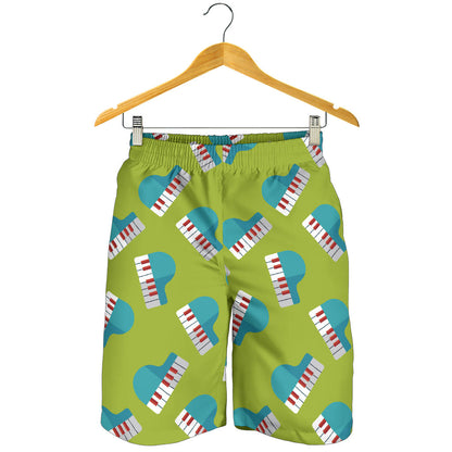 Piano Pattern Print Design 03 Mens Shorts