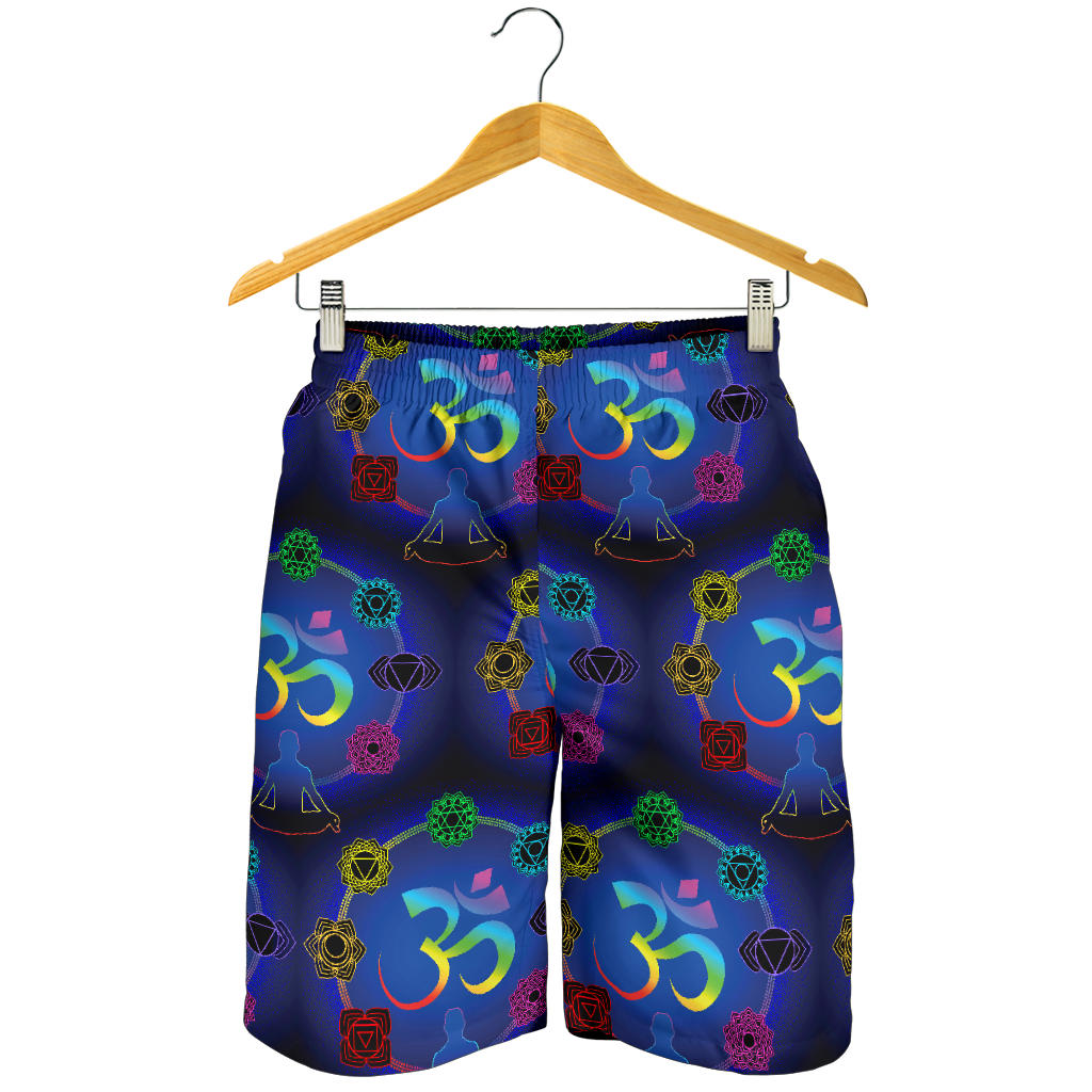 Chakra Zen Yoga OM Mens Shorts