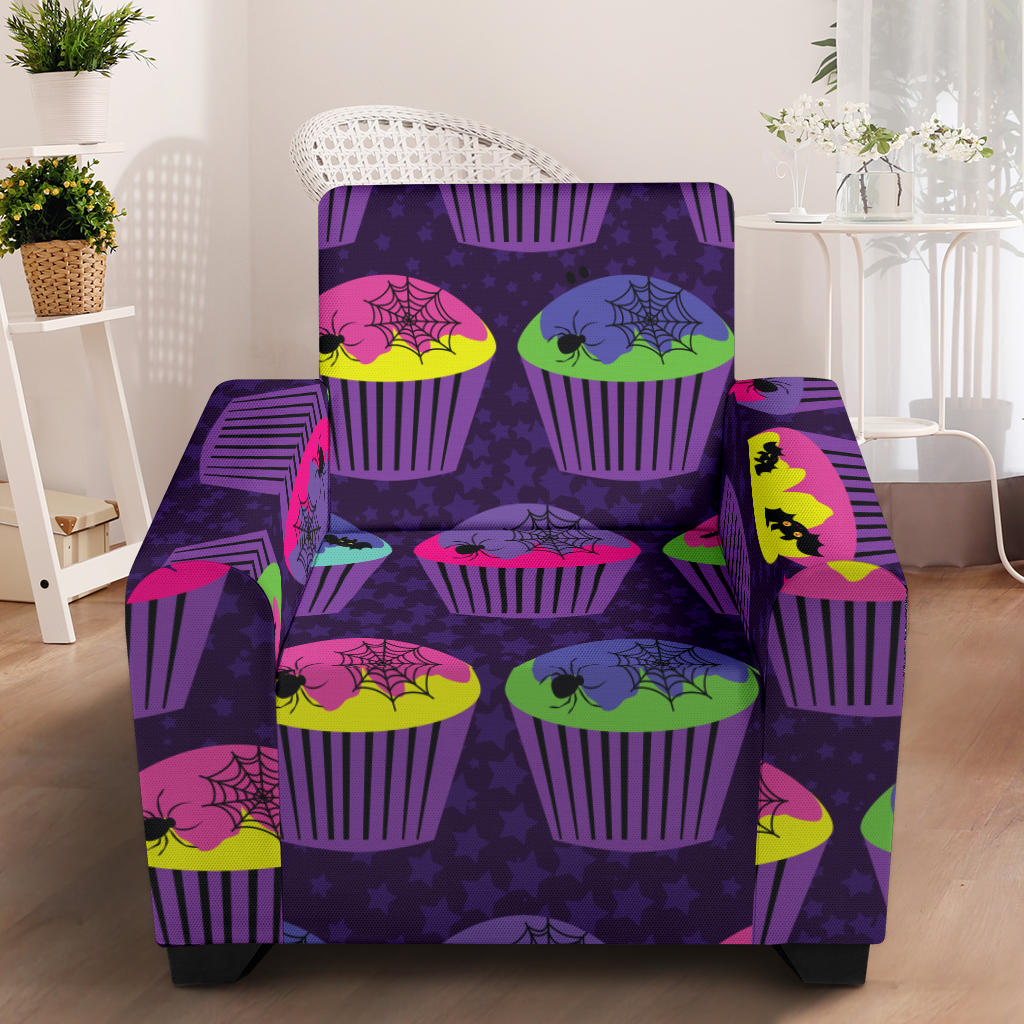 CupCake Halloween Armchair Slipcover