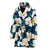 Pink Plumeria Pattern Print Design PM016 Women Bathrobe