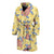 Sea Turtle Pattern Print Design T06 Men Bathrobe