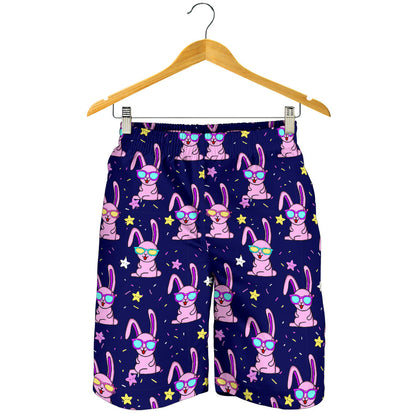 Rabbit Baby Pattern Print Design RB015 Mens Shorts