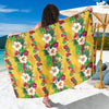 Hawaiian Themed Pattern Print Design H09 Sarong Pareo Wrap