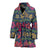 Hawaiian Themed Pattern Print Design H018 Women Bathrobe