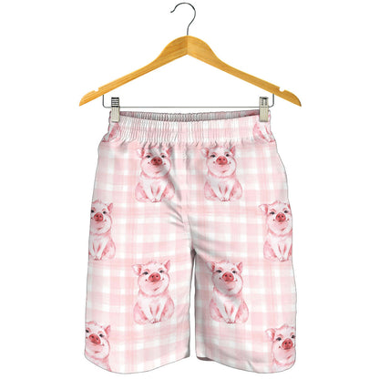 Pig Baby Pattern Print Design 01 Mens Shorts