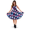 Cupcake Pattern Print Design CP04 Midi Dress