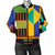 Kente Pattern Print Design 03 Women's Bomber Jacket