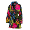 Bird Of Paradise Pattern Print Design BOP014 Women Bathrobe