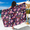 Hydrangea Pattern Print Design HD010 Sarong Pareo Wrap