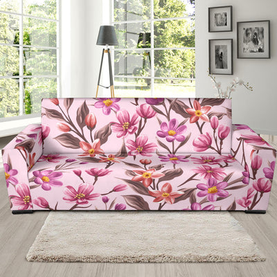 Summer Floral Pattern Print Design SF09 Sofa Slipcover