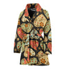 Heart Boho Pattern Print Design HE04 Women Bathrobe