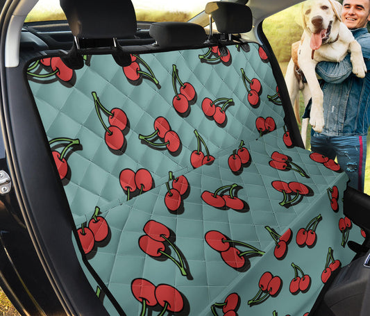 Cherry Pattern Print Design CH03 Rear Dog  Seat Cover