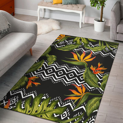 Bird Of Paradise Pattern Print Design BOP07 Area Rugs