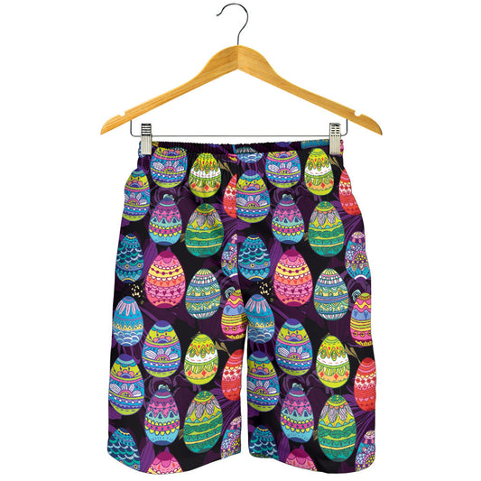 Easter Eggs Pattern Print Design RB08 Mens Shorts