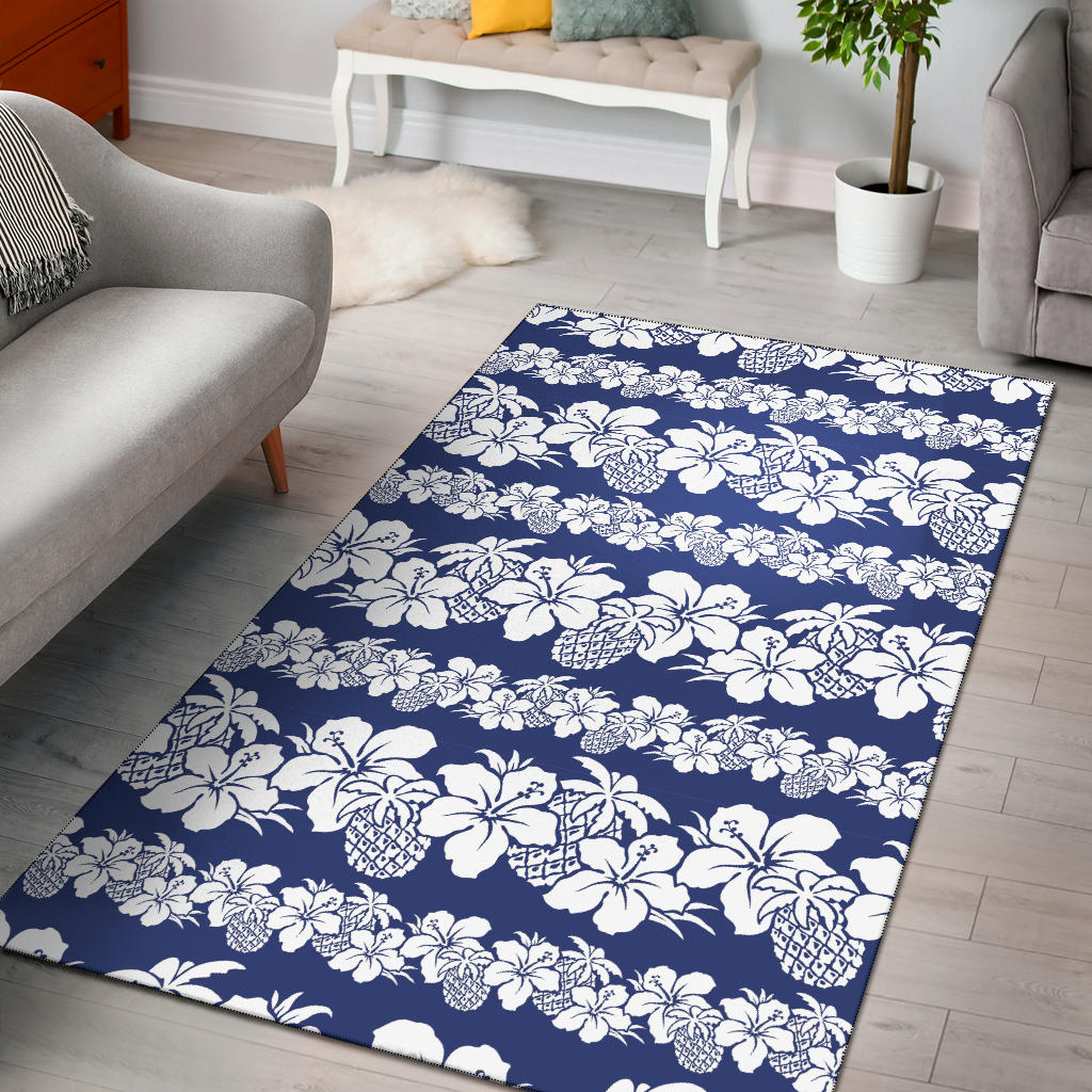 Hawaiian Themed Pattern Print Design H07 Area Rugs