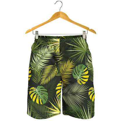 Palm Leaf Pattern Print Design A05 Mens Shorts