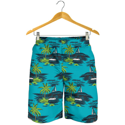 Pacific island Pattern Print Design A01 Mens Shorts