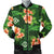 Hibiscus Pattern Print Design HB05 Men Bomber Jacket