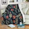 Bird Of Paradise Pattern Print Design BOP02 Fleece Blanket