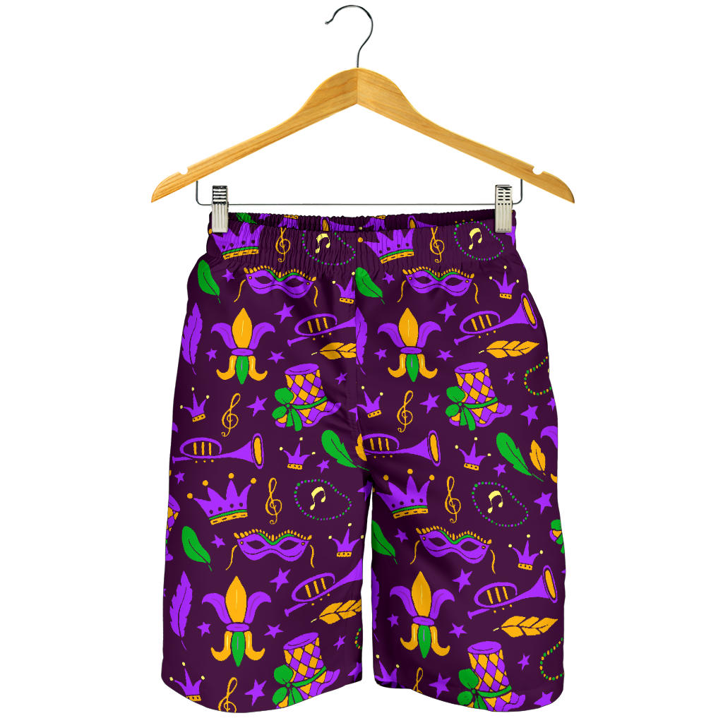 Mardi Gras Pattern Print Design 08 Mens Shorts