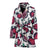 Pomegranate Pattern Print Design PG01 Women Bathrobe