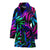 Tropical Flower Pattern Print Design TF010 Women Bathrobe