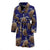 Sea Turtle Pattern Print Design T05 Men Bathrobe