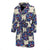 Lotus Boho Pattern Print Design LO08 Men Bathrobe