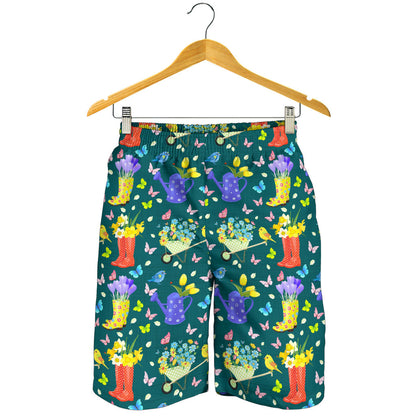 Gardening Pattern Print Design G08 Mens Shorts