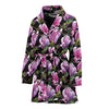 Magnolia Pattern Print Design MAG011 Women Bathrobe