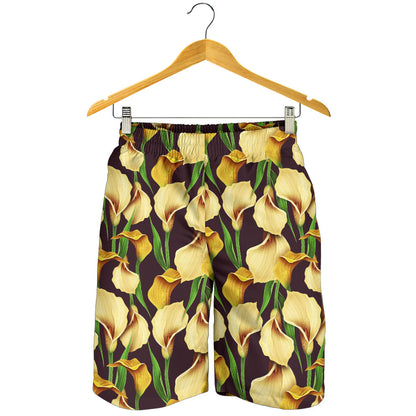 Lily Pattern Print Design LY013 Mens Shorts