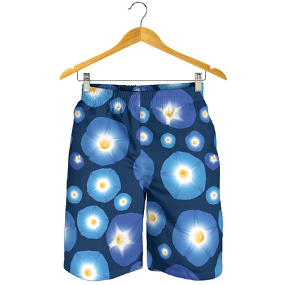 Morning Glory Pattern Print Design 02 Mens Shorts