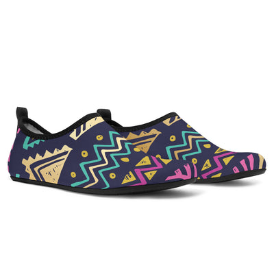 Multicolor Tribal aztec Aqua Water Shoes