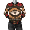 Native Pattern Print Design A02 Women's Bomber Jacket