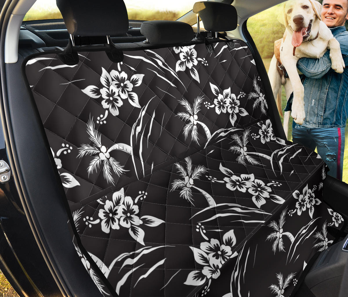 Palm Tree Pattern Print Design PT02 Rear Dog  Seat Cover