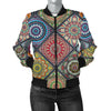 Bohemian Pattern Print Design 05 Women's Bomber Jacket