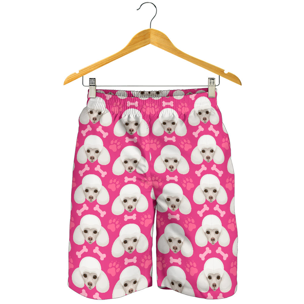 Poodle Pattern Print Design A04 Mens Shorts