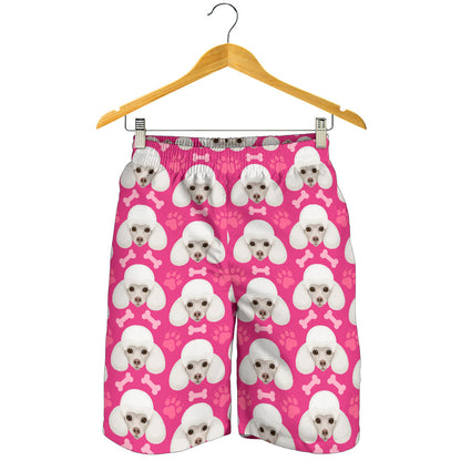 Poodle Pattern Print Design A04 Mens Shorts